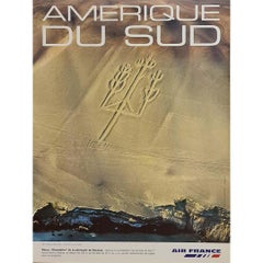 Circa 2000 Air France Peru Paracas Candelabra Yann Arthus-Bertrand Poster