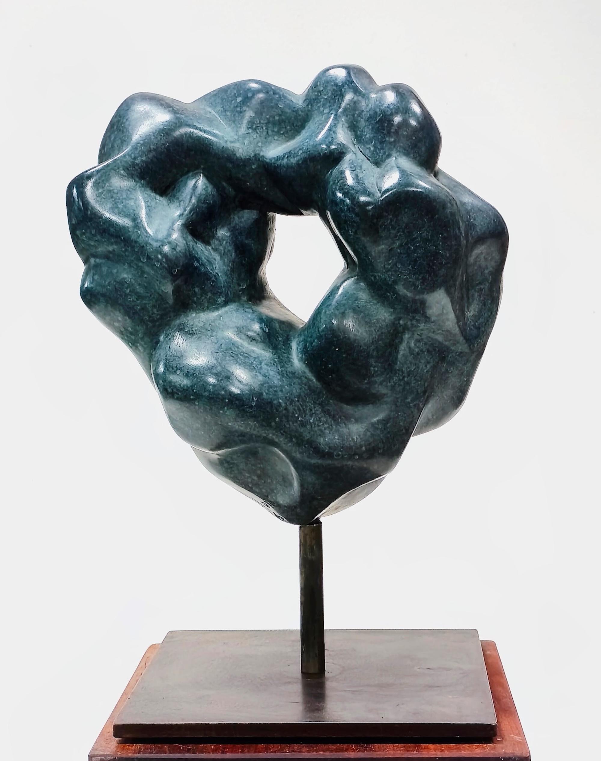 The Ark III  is a sculpture in bronze by French contemporary artist Yann Guillon.
The sculpture reveals a subtle interplay of shades, curves and hollows that evoke movement and organic forms. Depending on the viewing angle, the work changes its