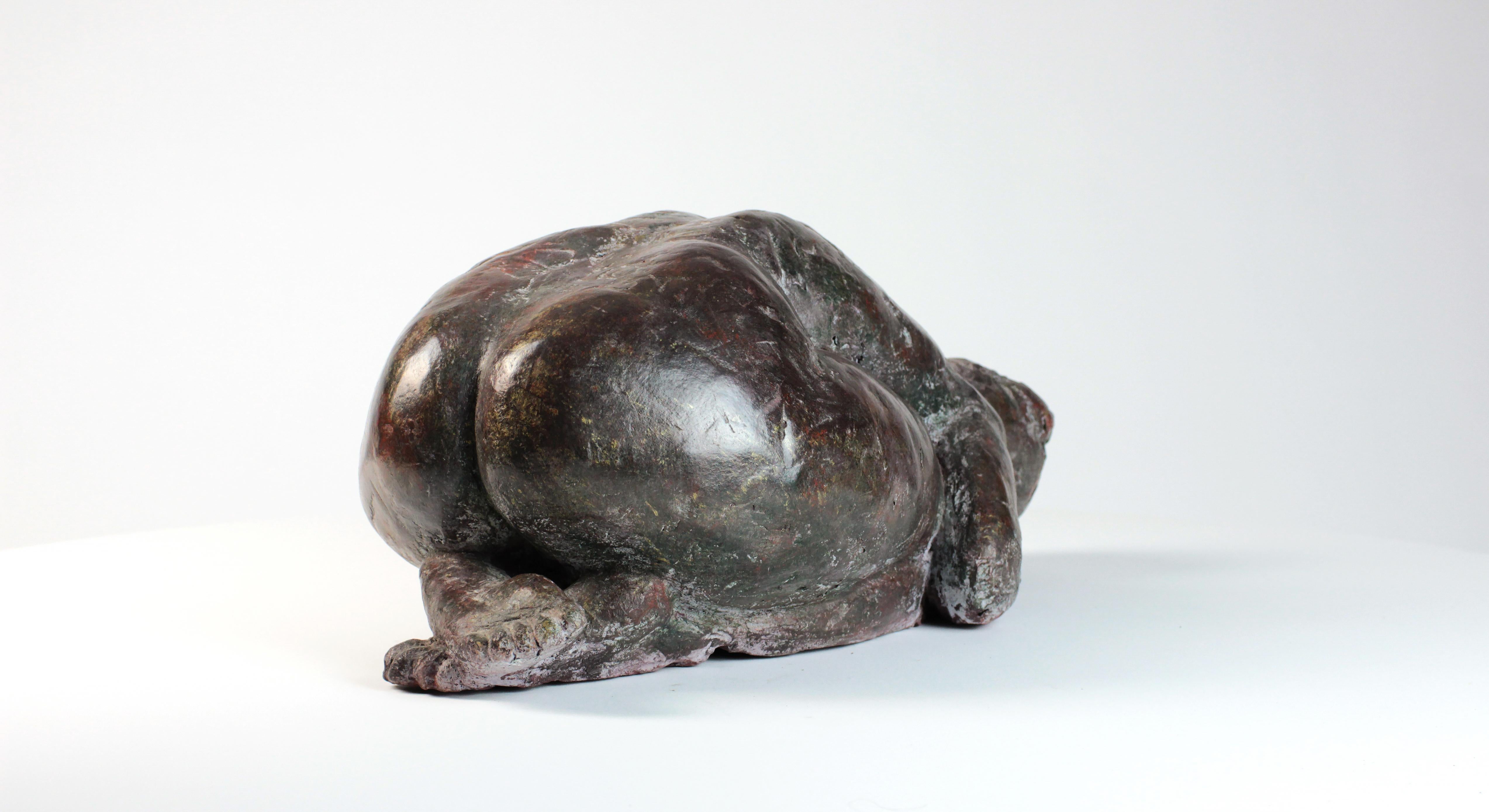 Aurélie II de Yann Guillon - Figure féminine contemporaine en bronze en vente 9