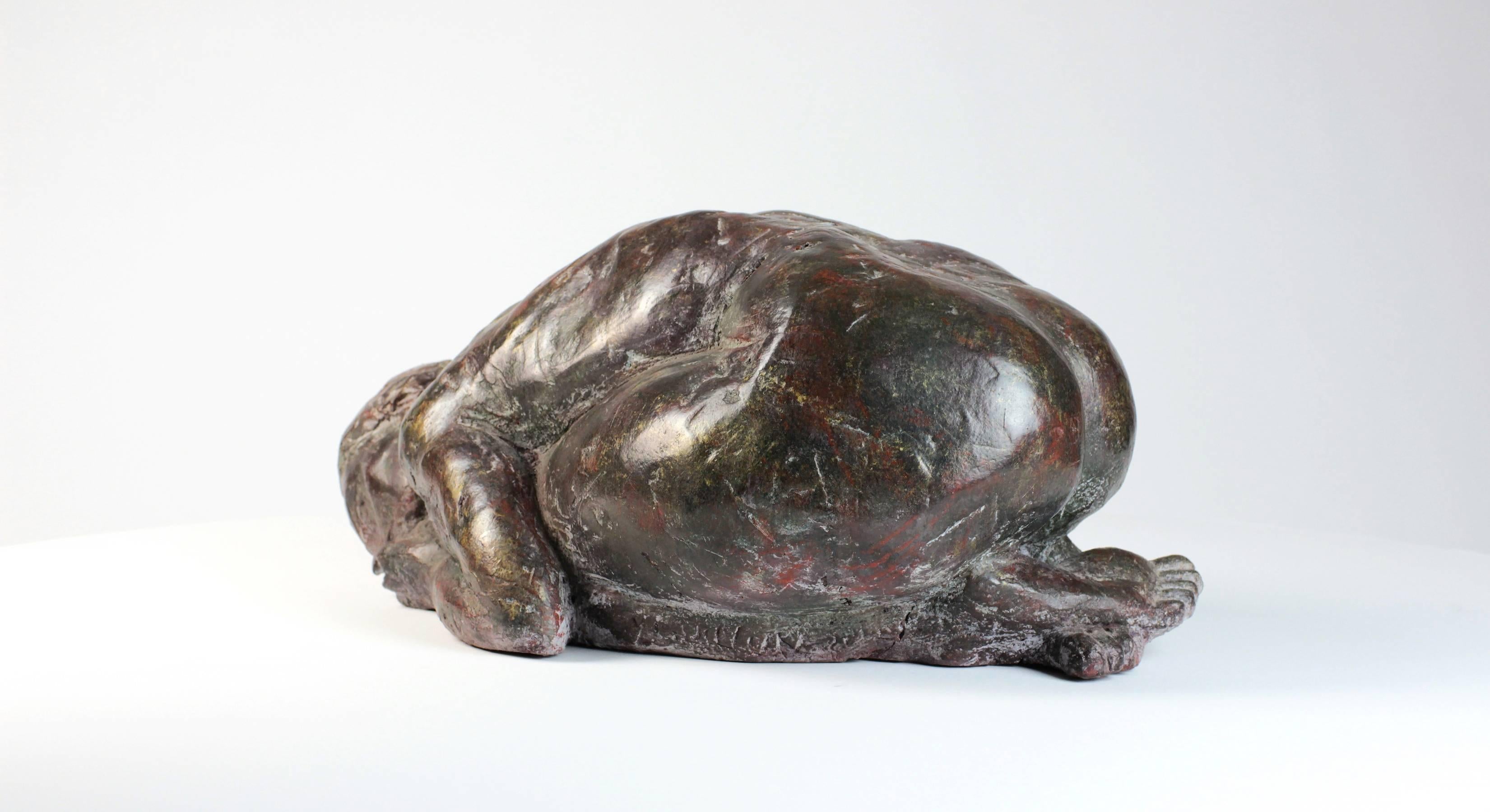 Aurélie II by Yann Guillon - Contemporary bronze female figure For Sale 2