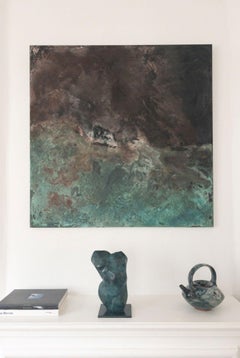 Belli by Yann Guillon - Semi-Abstract Bronze Sculpture, Female Torso