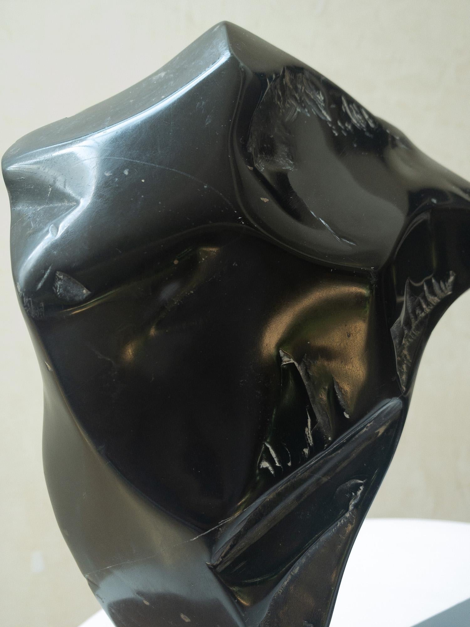 Black Torso by Yann Guillon - Contemporary Marble Sculpture For Sale 3