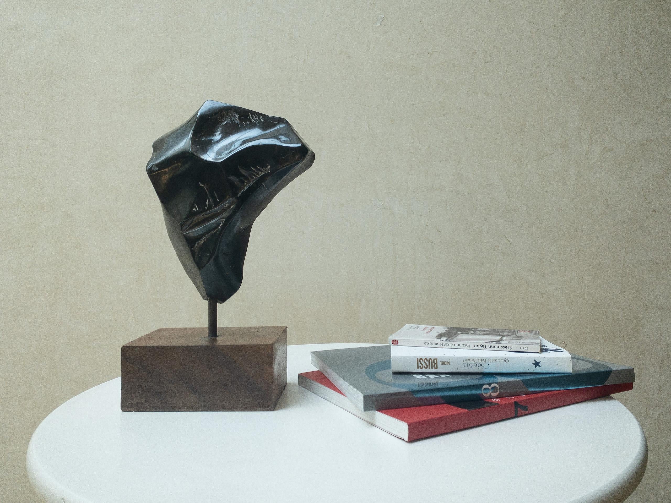 Black Torso by Yann Guillon - Contemporary Marble Sculpture For Sale 2
