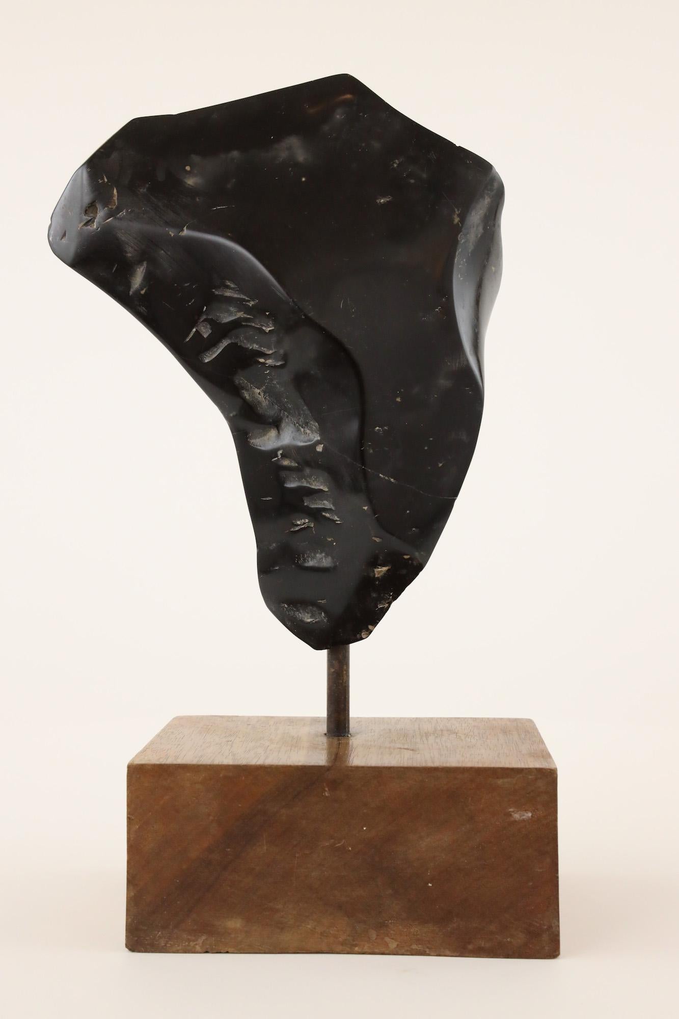 Black Torso by Yann Guillon - Contemporary Marble Sculpture For Sale 8