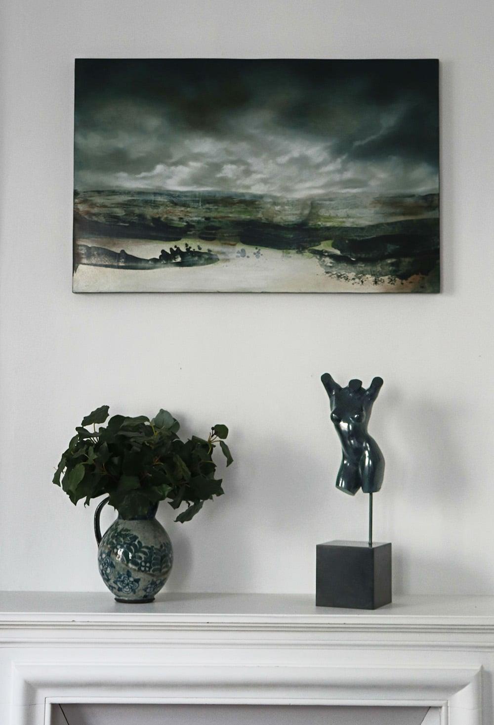 Torso de Caroline de Yann Guillon - Escultura desnuda de bronce, torso femenino, cuerpo en venta 1