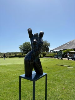 Caroline’s Torso (Large) by Yann Guillon, Bronze Female Torso Sculpture