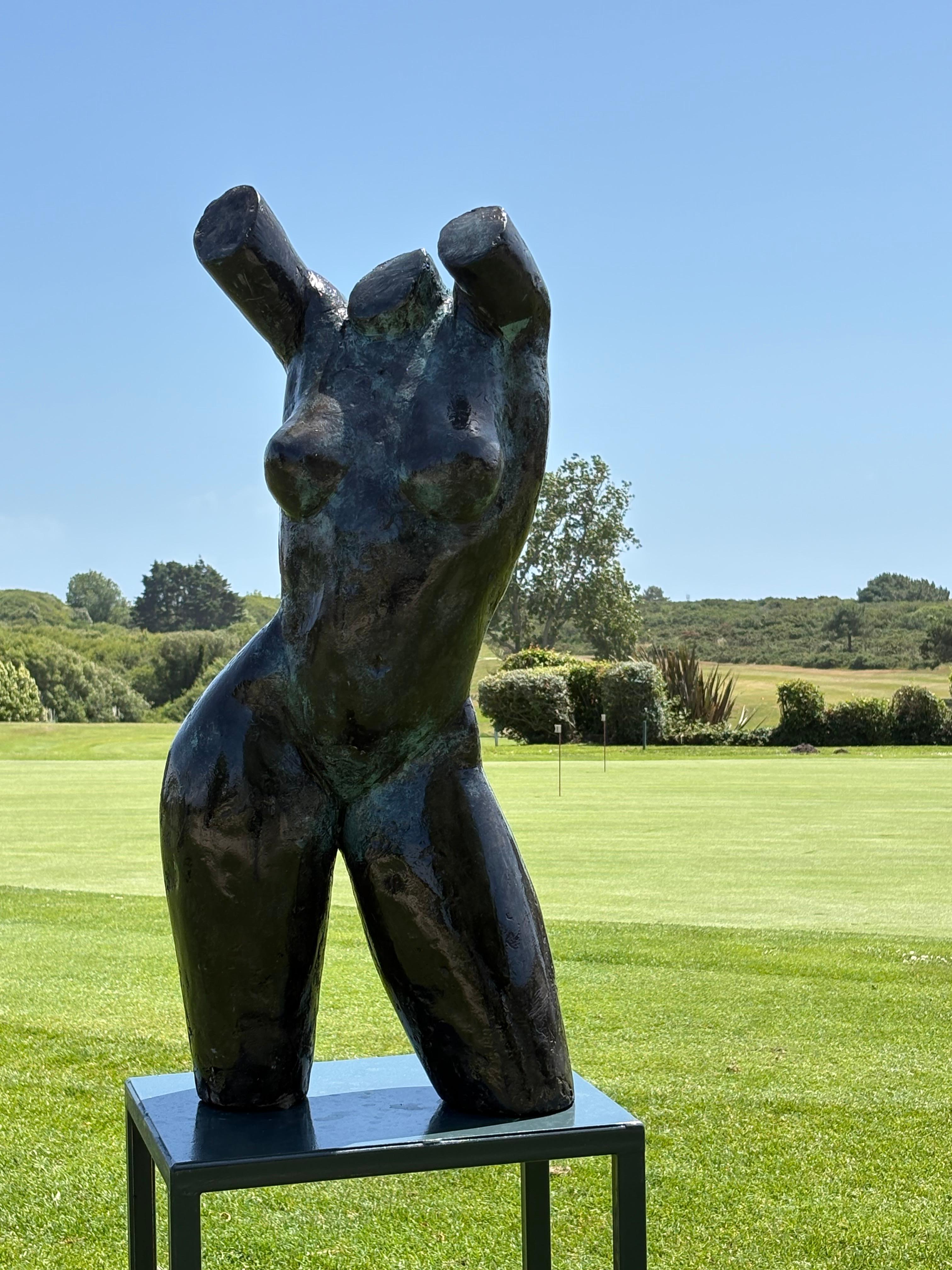 Caroline’s Torso (Torse de Caroline) is a sculpture by French contemporary sculptor Yann Guillon. The piece shown in these photos is a resin display model and is not for sale. The version available for purchase will be cast in bronze.

Alabaster,