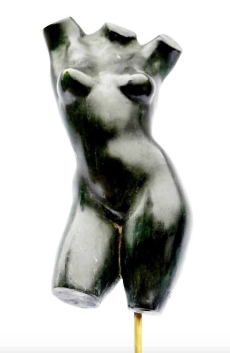 Caroline's Torso, Nude Bronze Sculpture For Sale 2