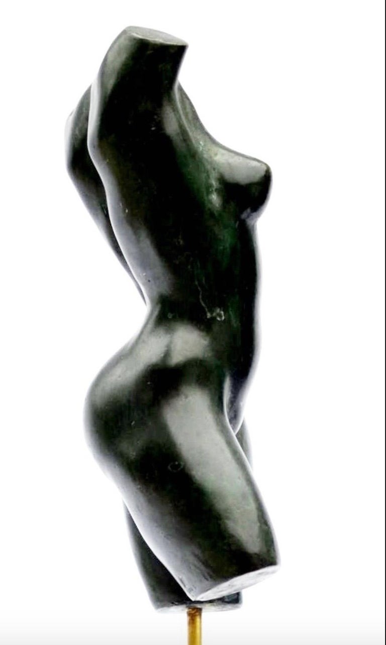 Caroline's Torso, Nude Bronze Sculpture For Sale 3