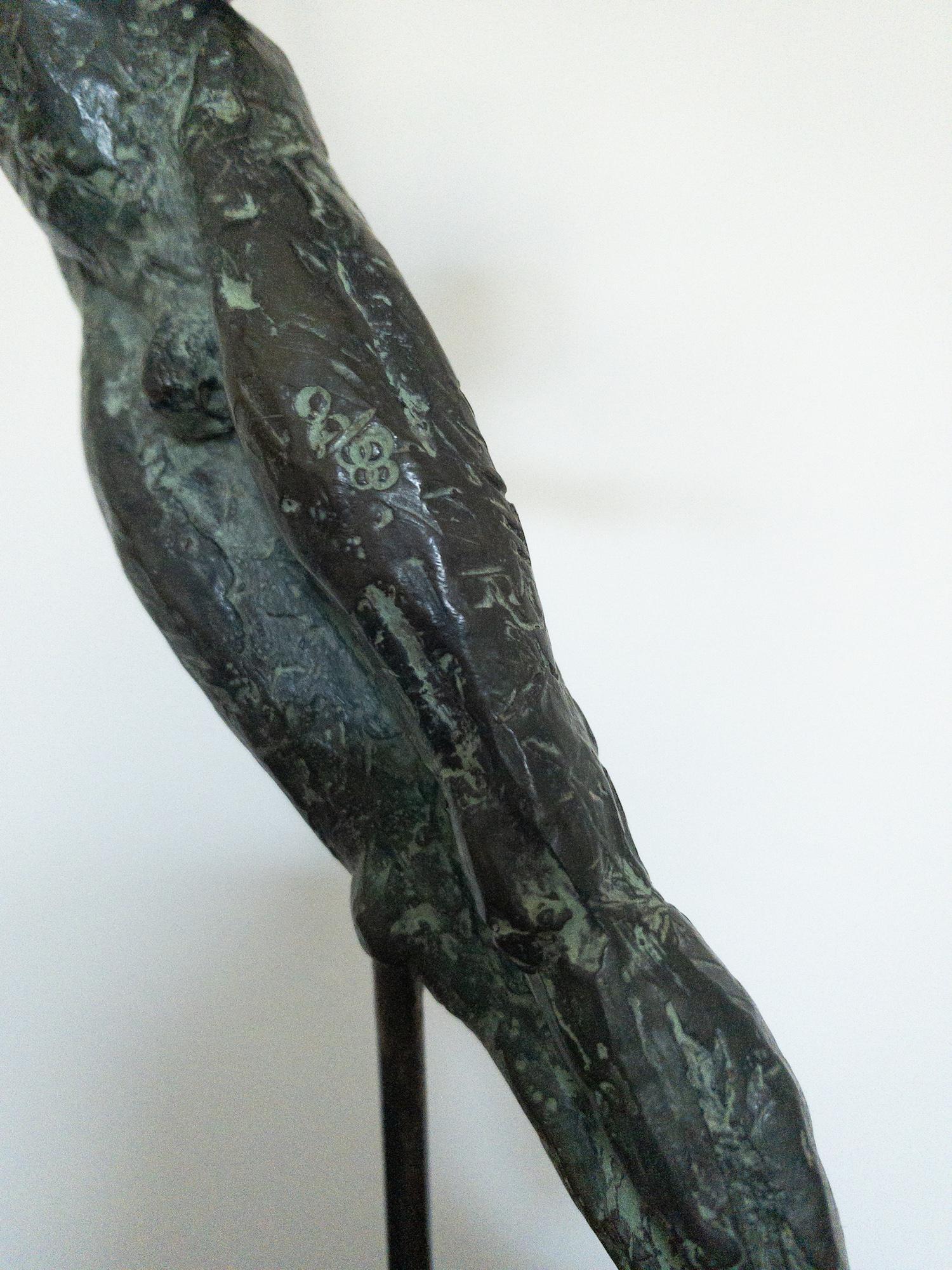 Dancer “Attraction” II by Yann Guillon - Figurative bronze sculpture, man, torso For Sale 12
