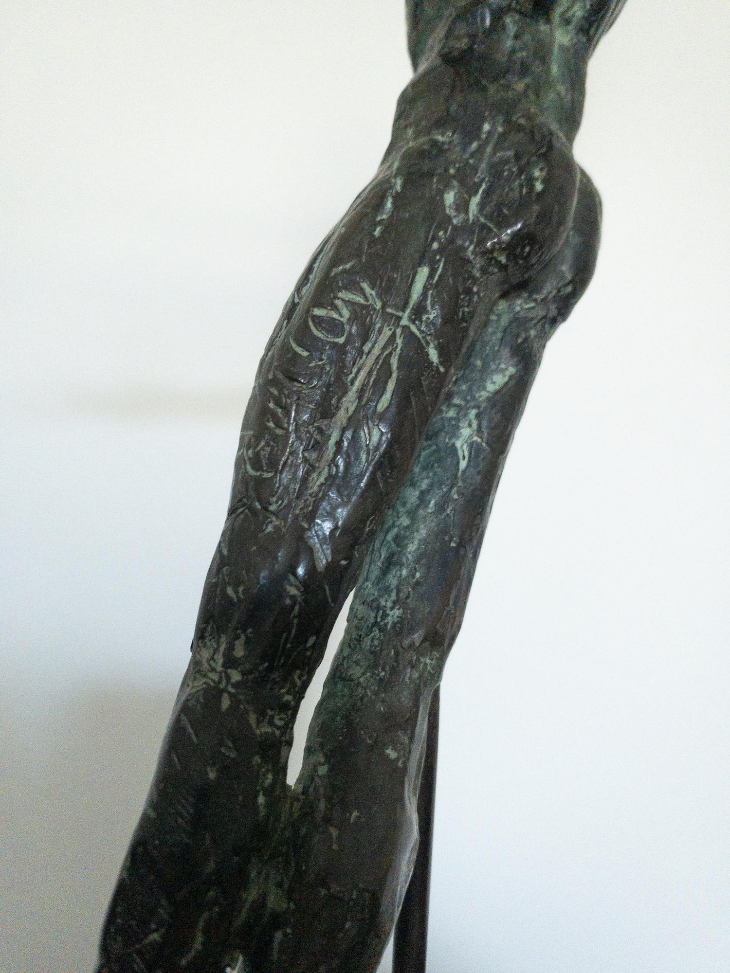 Dancer “Attraction” II by Yann Guillon - Figurative bronze sculpture, man, torso For Sale 13