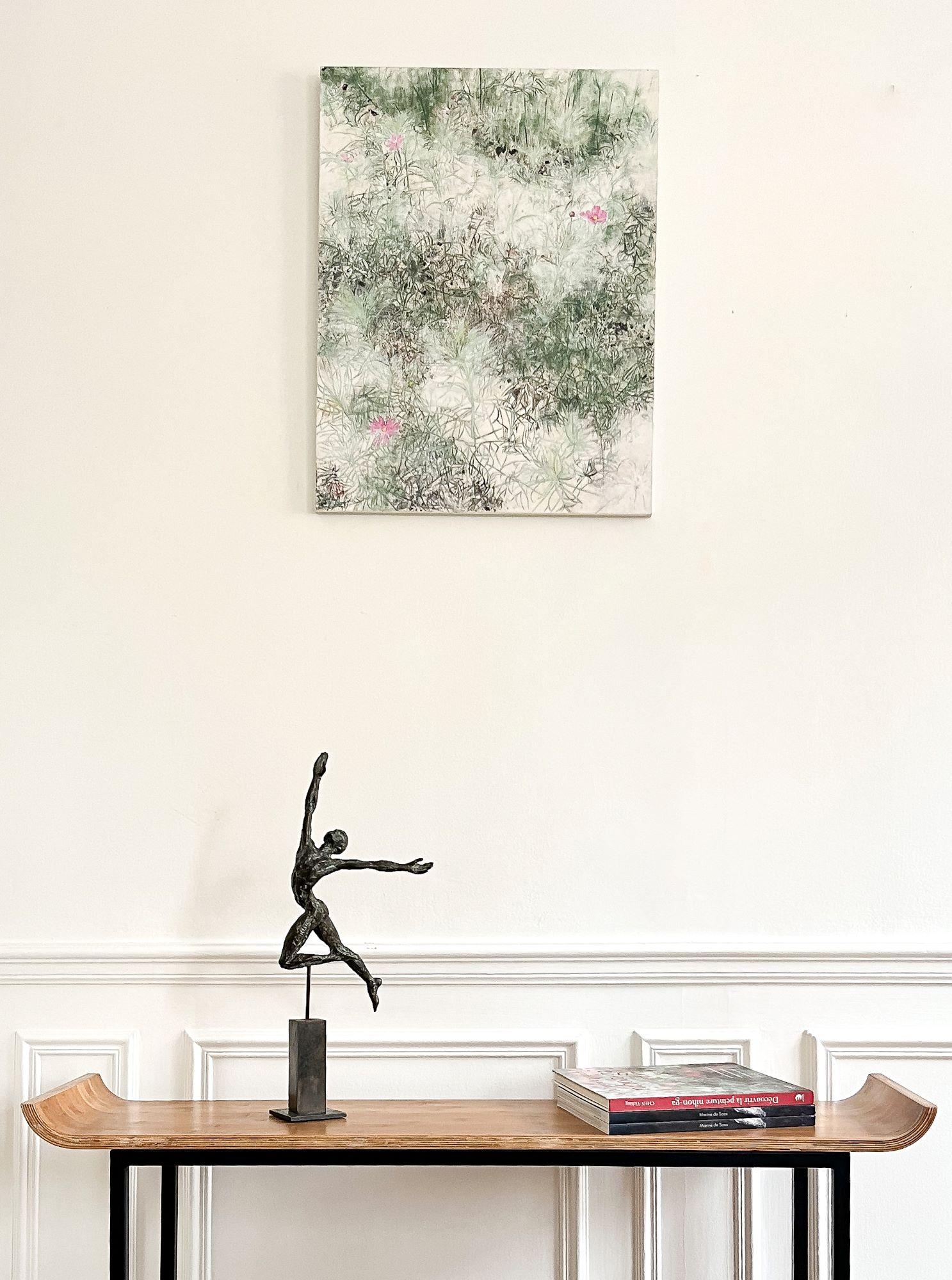 Dancer “Elevation” by Yann Guillon - Figurative bronze sculpture, man, torso im Angebot 5