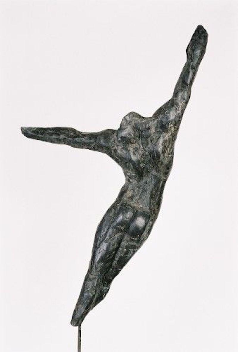 Danseur III de Yann Guillon - sculpture en bronze, athlète, nu masculin en vente 1