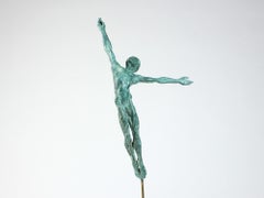 Danseur Attirance II, Male Dancer Bronze Sculpture