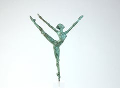 Danseuse "Elancée" by Yann Guillon - Dancer Bronze Sculpture