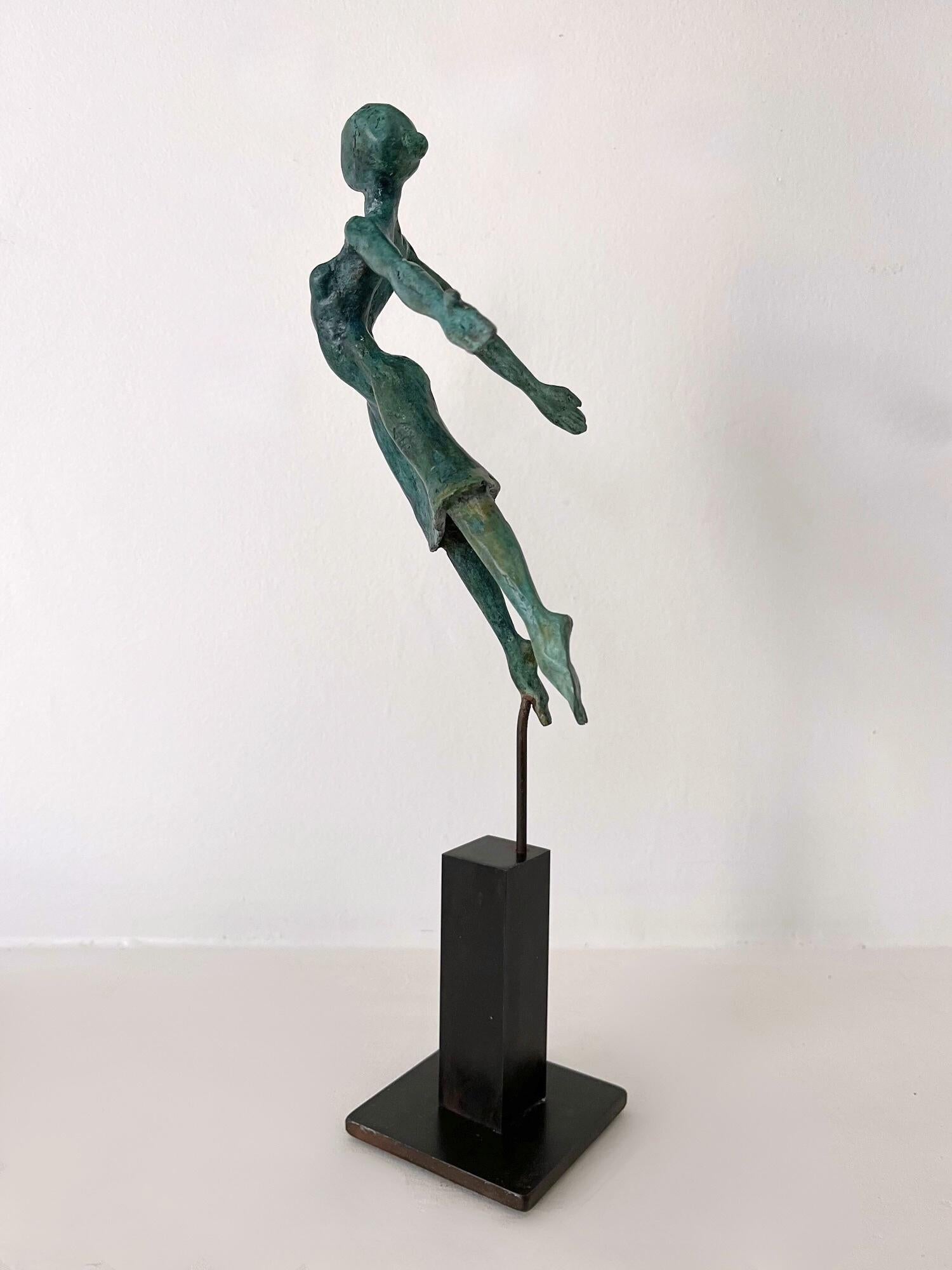 Danseuse Envolée by Yann Guillon - Bronze sculpture, ballet, woman, dancer For Sale 15