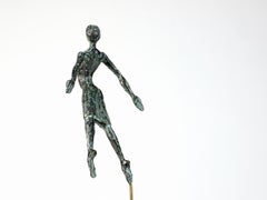 Danseuse Envolée by Yann Guillon - Bronze sculpture, ballet, woman, dancer