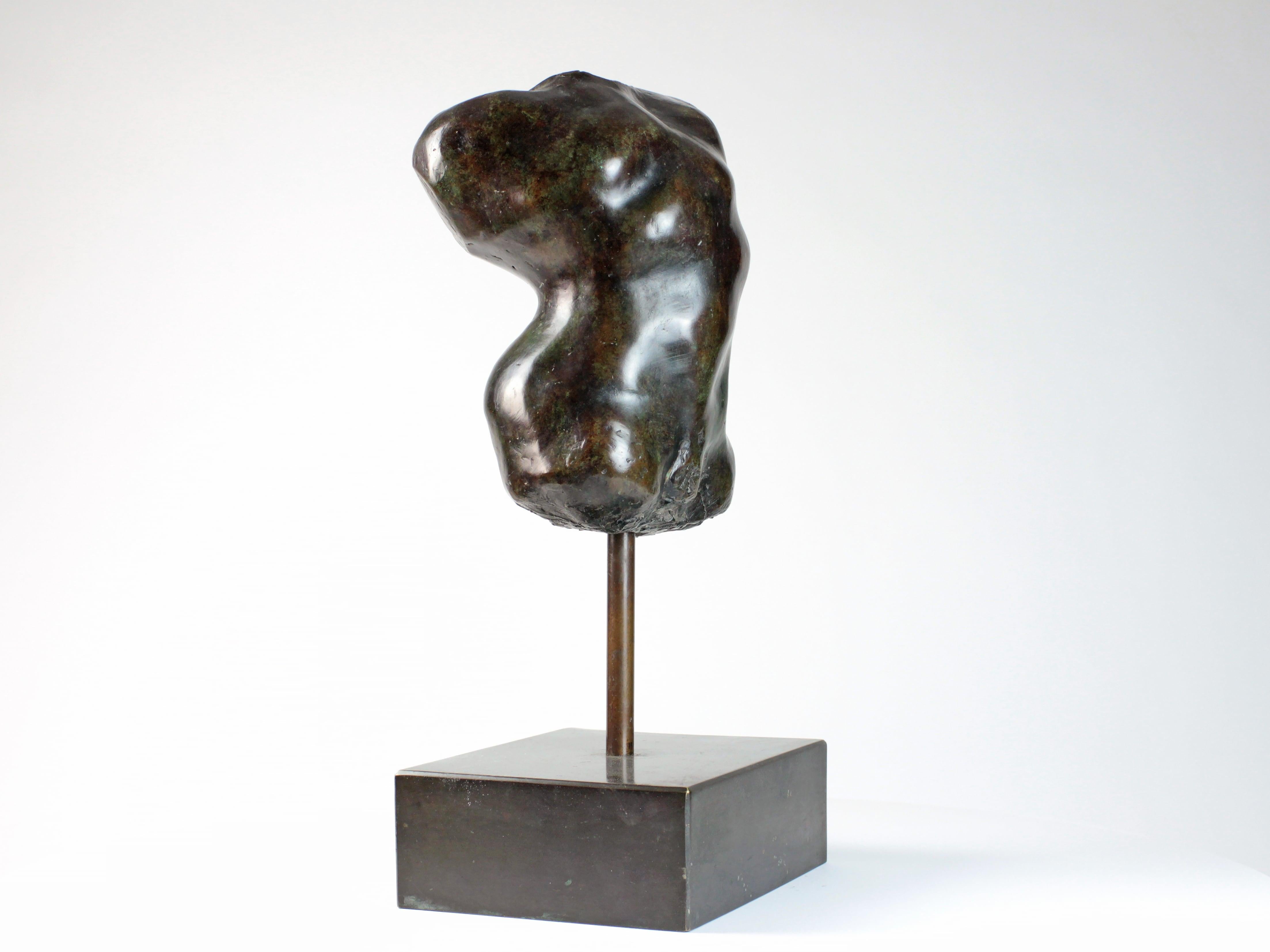 Hermaphrodite I di Yann Guillon - Scultura in bronzo, torso nudo in vendita 1