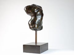 Hermaphrodite I von Yann Guillon – Bronzeskulptur, Akttorso