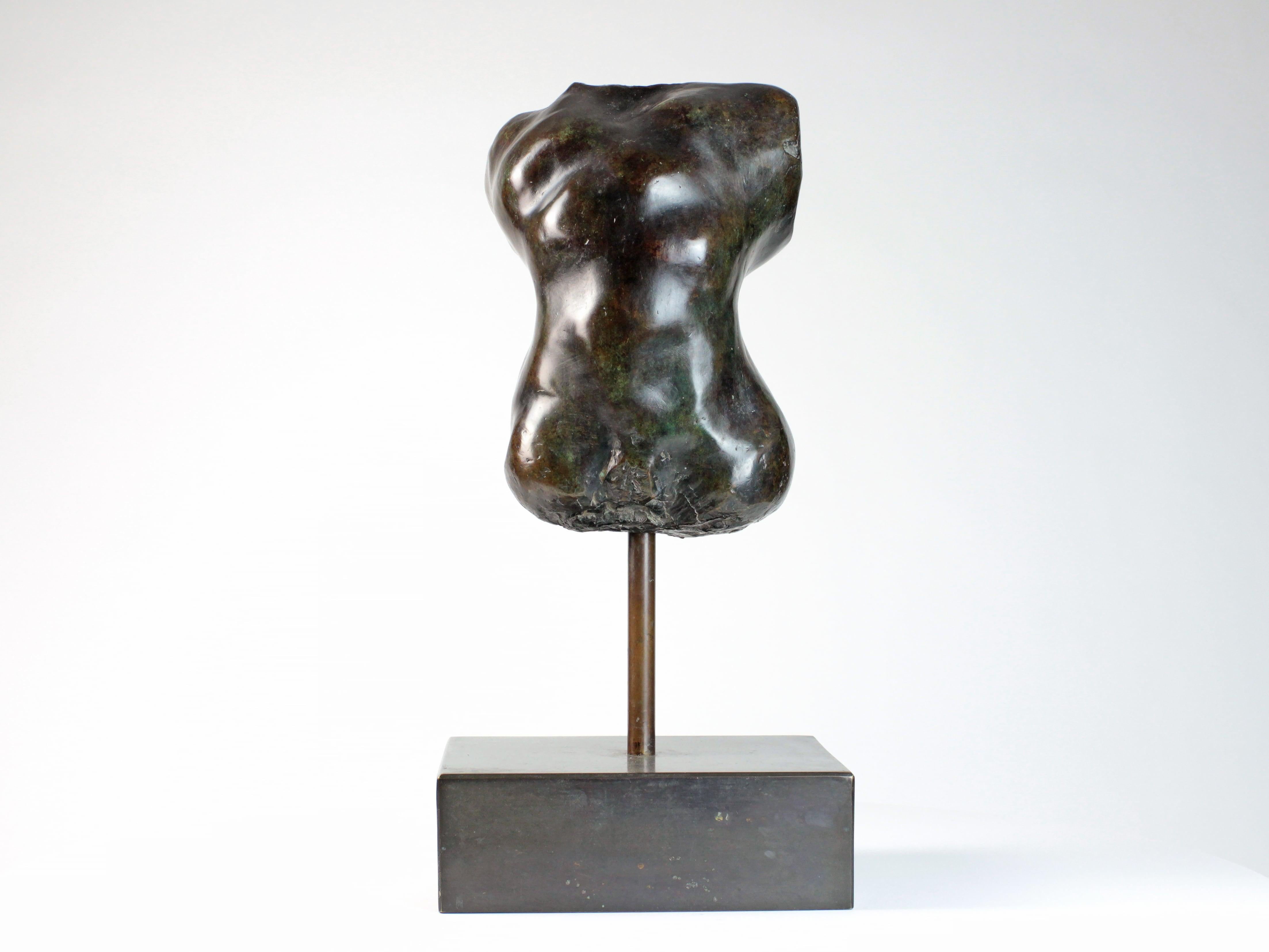 Hermaphrodite I di Yann Guillon - Scultura in bronzo, torso nudo in vendita 2