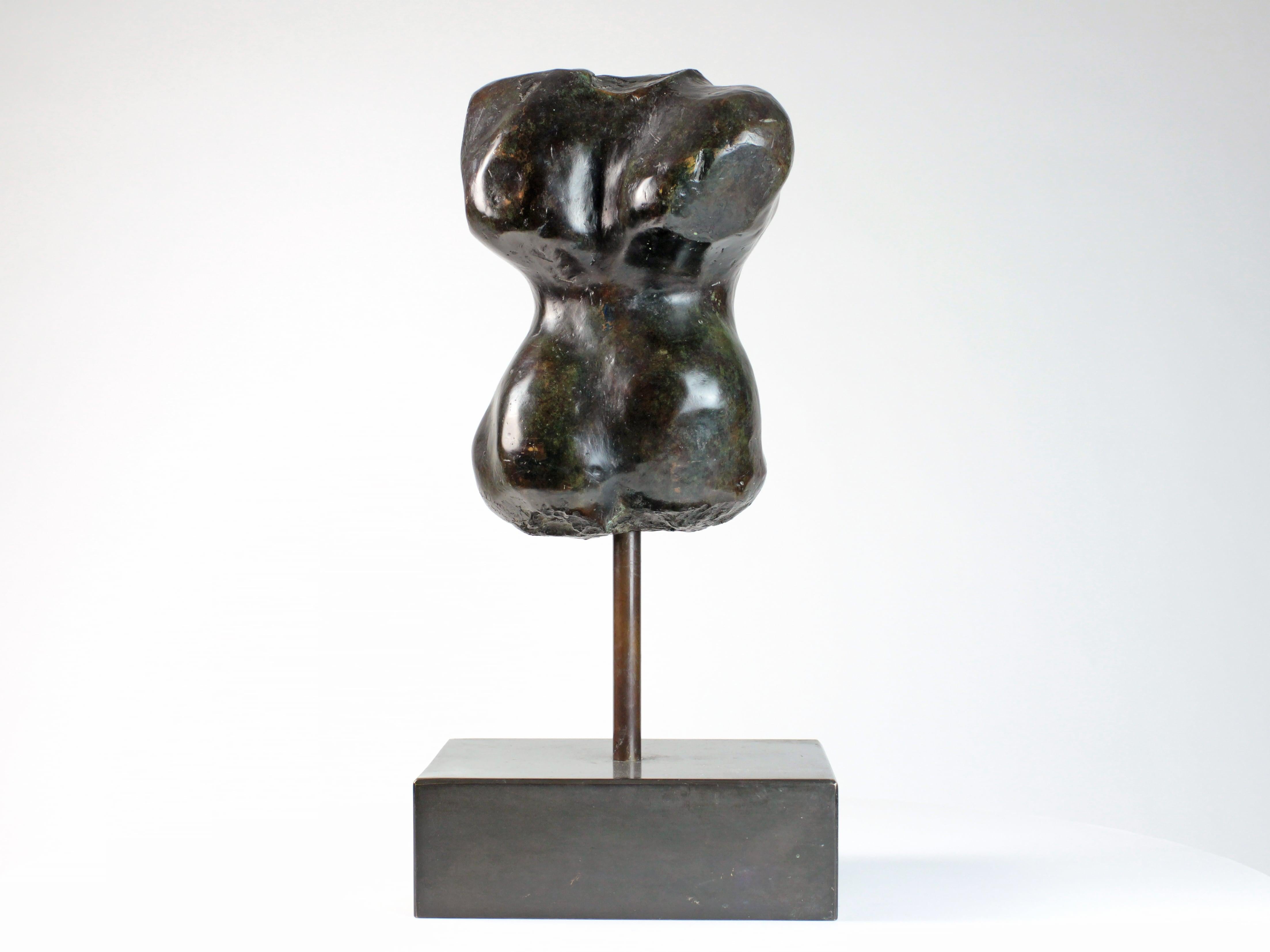Hermaphrodite I by Yann Guillon - Bronze sculpture, nude torso For Sale 6