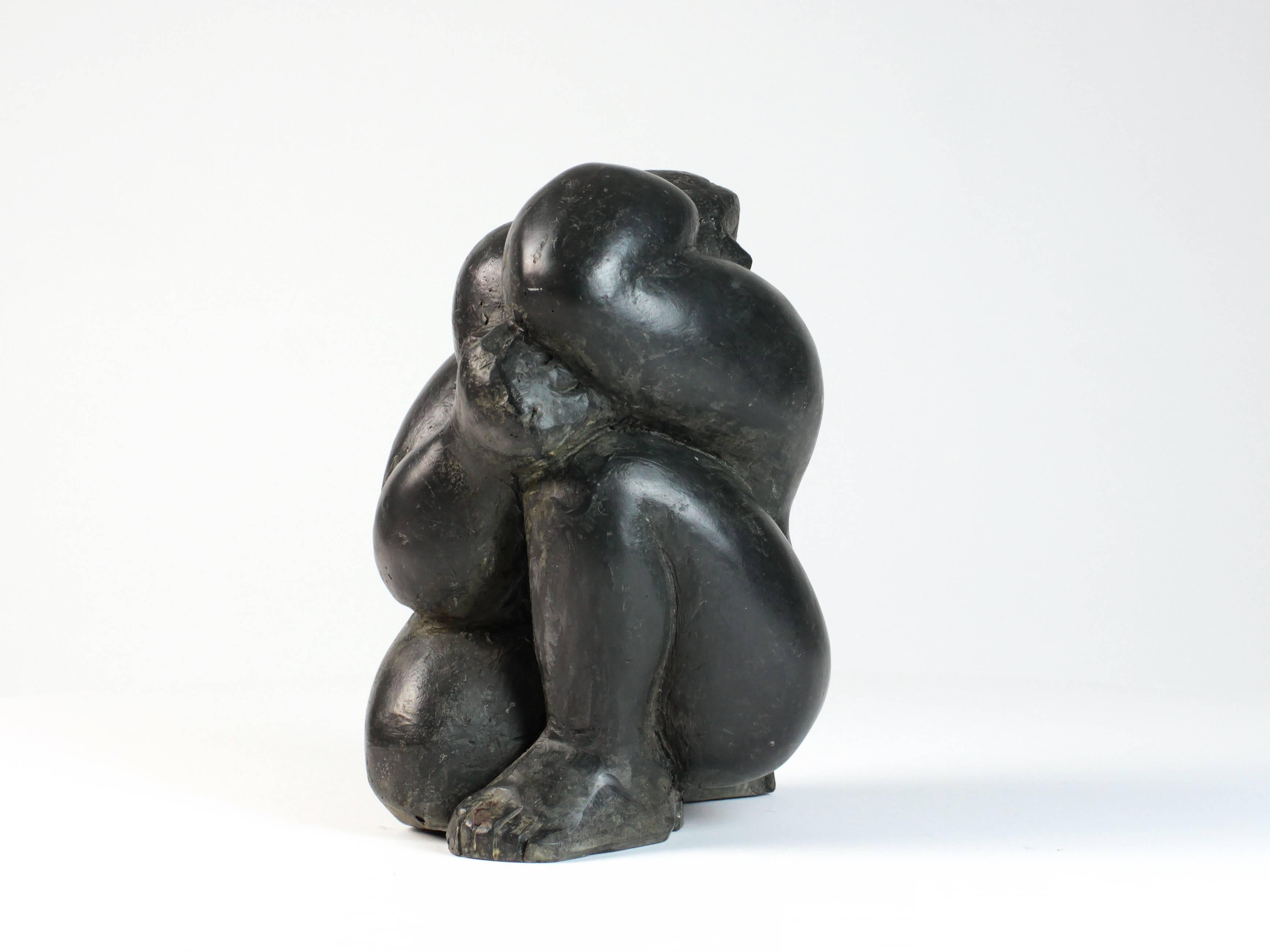 Ilithyia III de Yann Guillon - Sculpture de nu féminin, figurative, bronze en vente 2