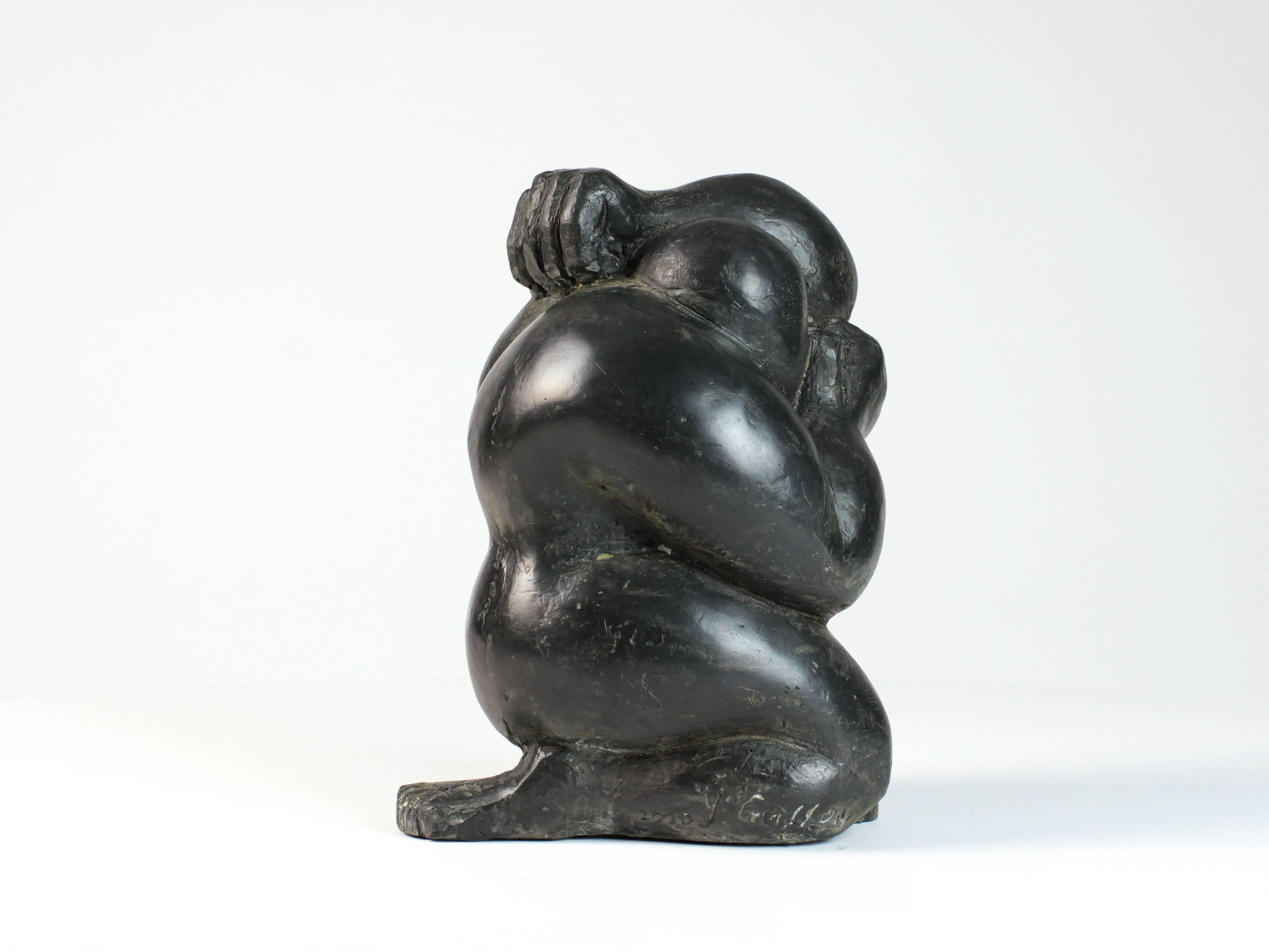 Ilithyia III by Yann Guillon - Female nude sculpture, figurative, bronze 3