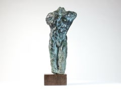 Lancelot II by Yann Guillon - Male nude bronze sculpture, torso, figurative