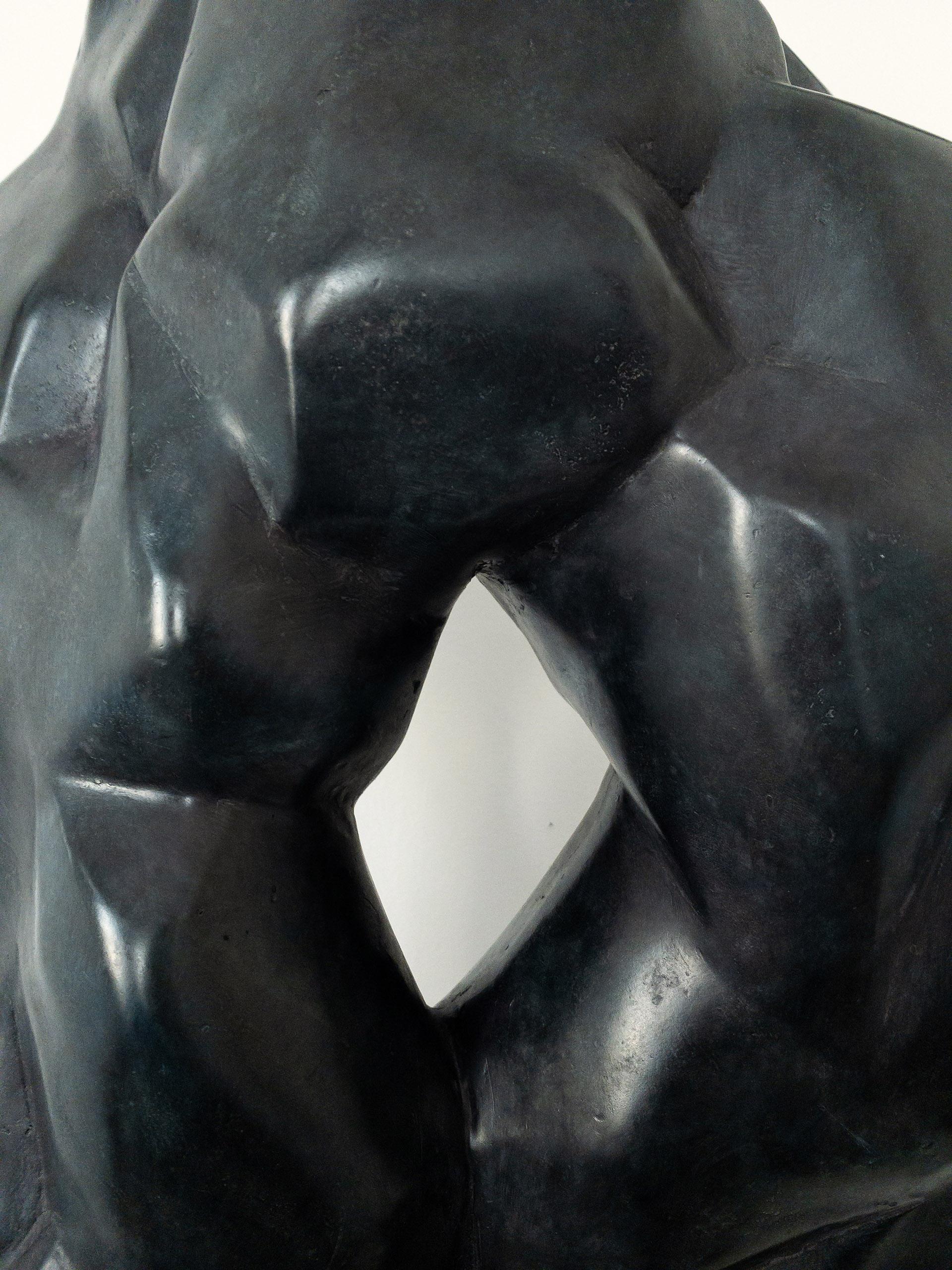 Large Abstract by Yann Guillon - Contemporary Bronze Sculpture im Angebot 9