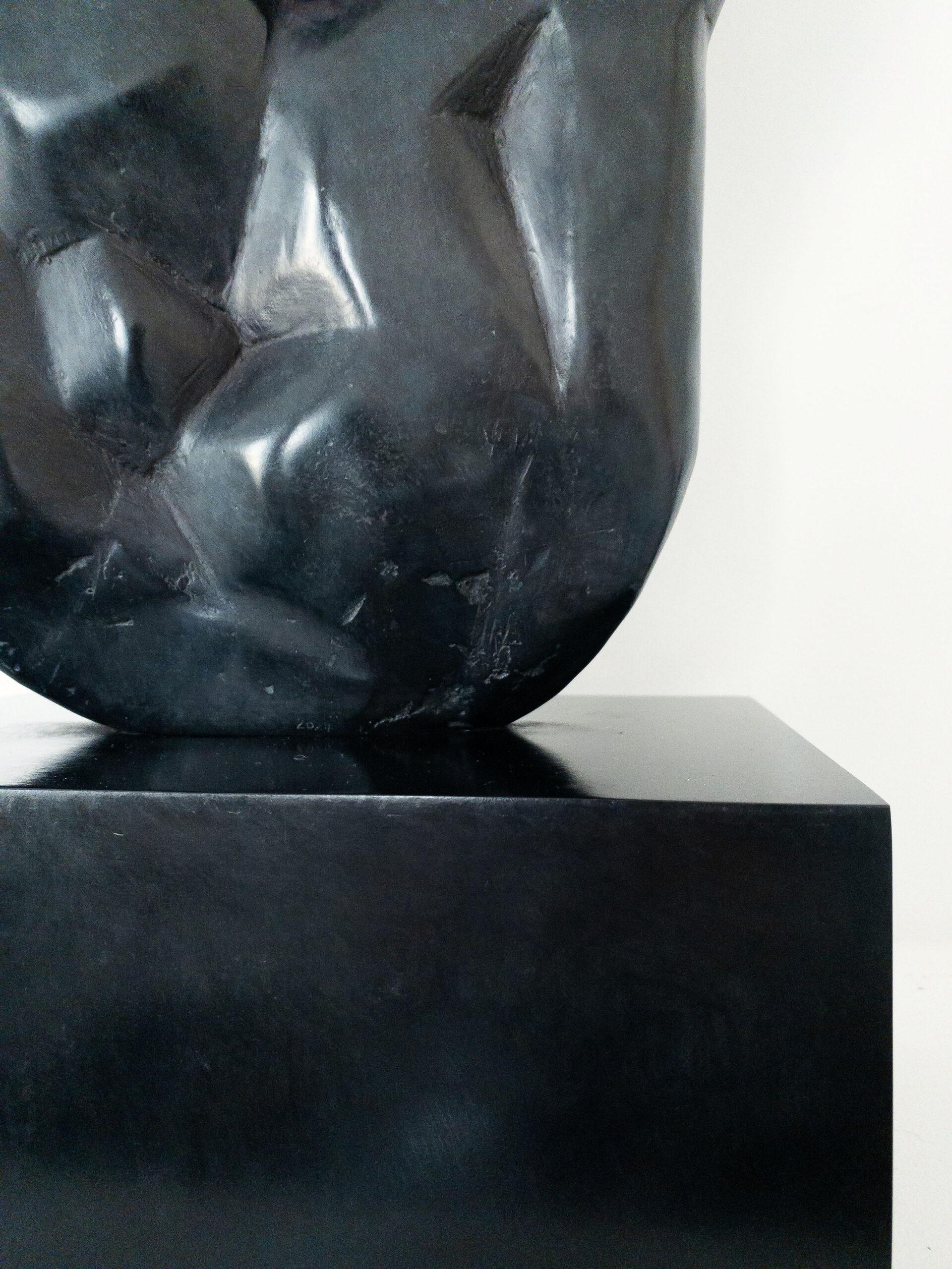 Große abstrakte Bronzeskulptur von Yann Guillon – Zeitgenössische Bronzeskulptur im Angebot 11