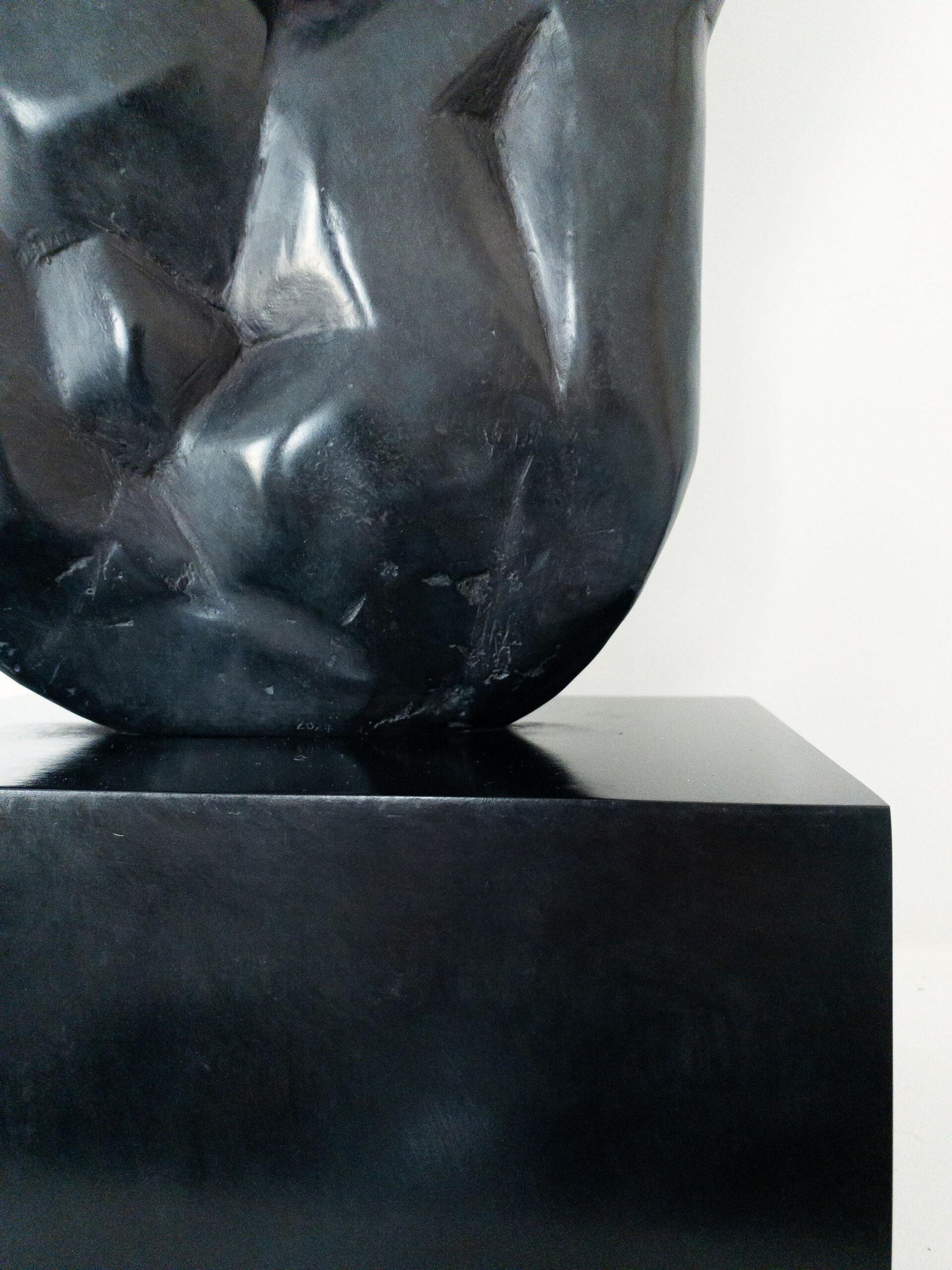 Large Abstract by Yann Guillon - Contemporary Bronze Sculpture im Angebot 11