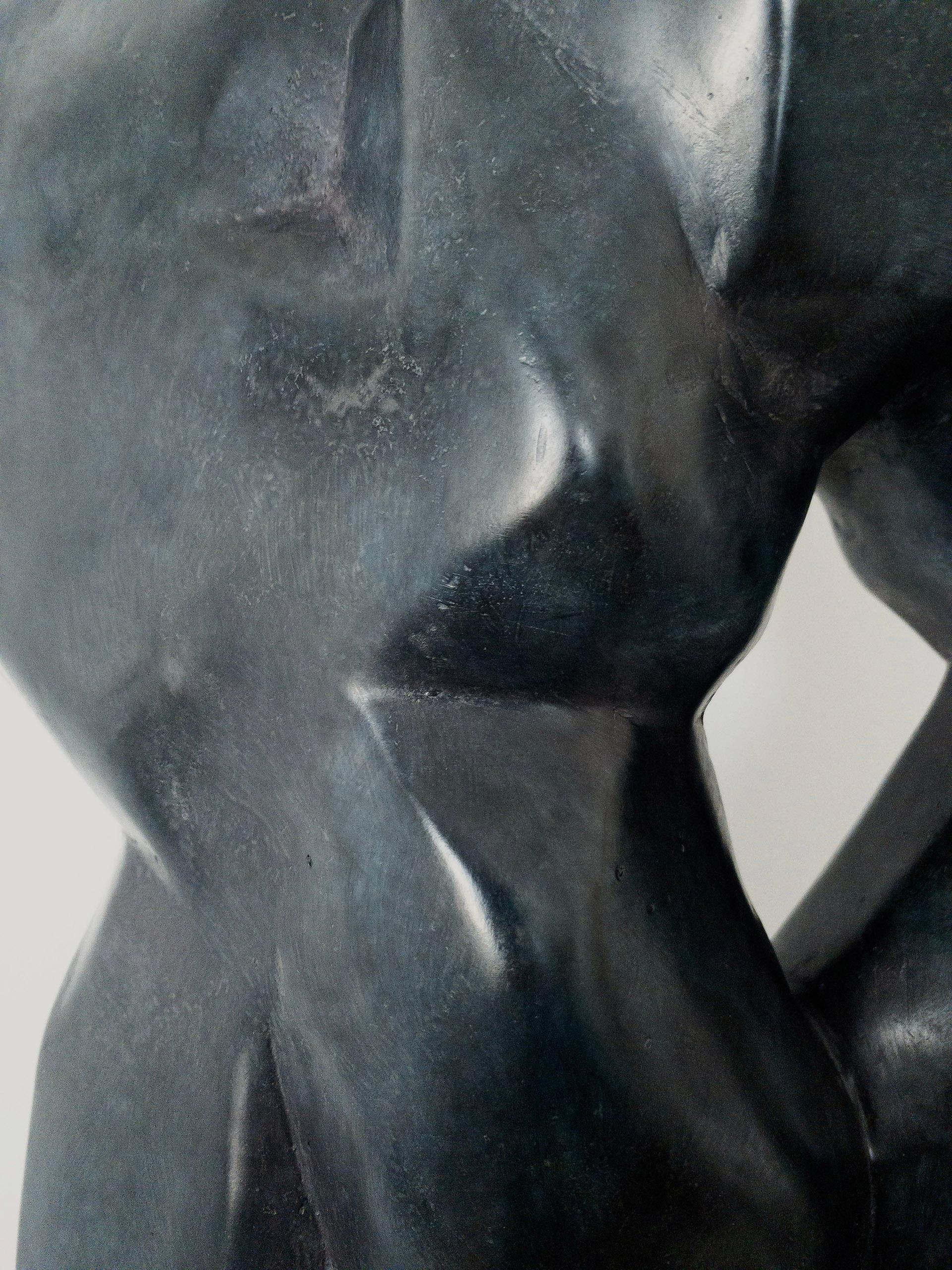 Große abstrakte Bronzeskulptur von Yann Guillon – Zeitgenössische Bronzeskulptur im Angebot 10