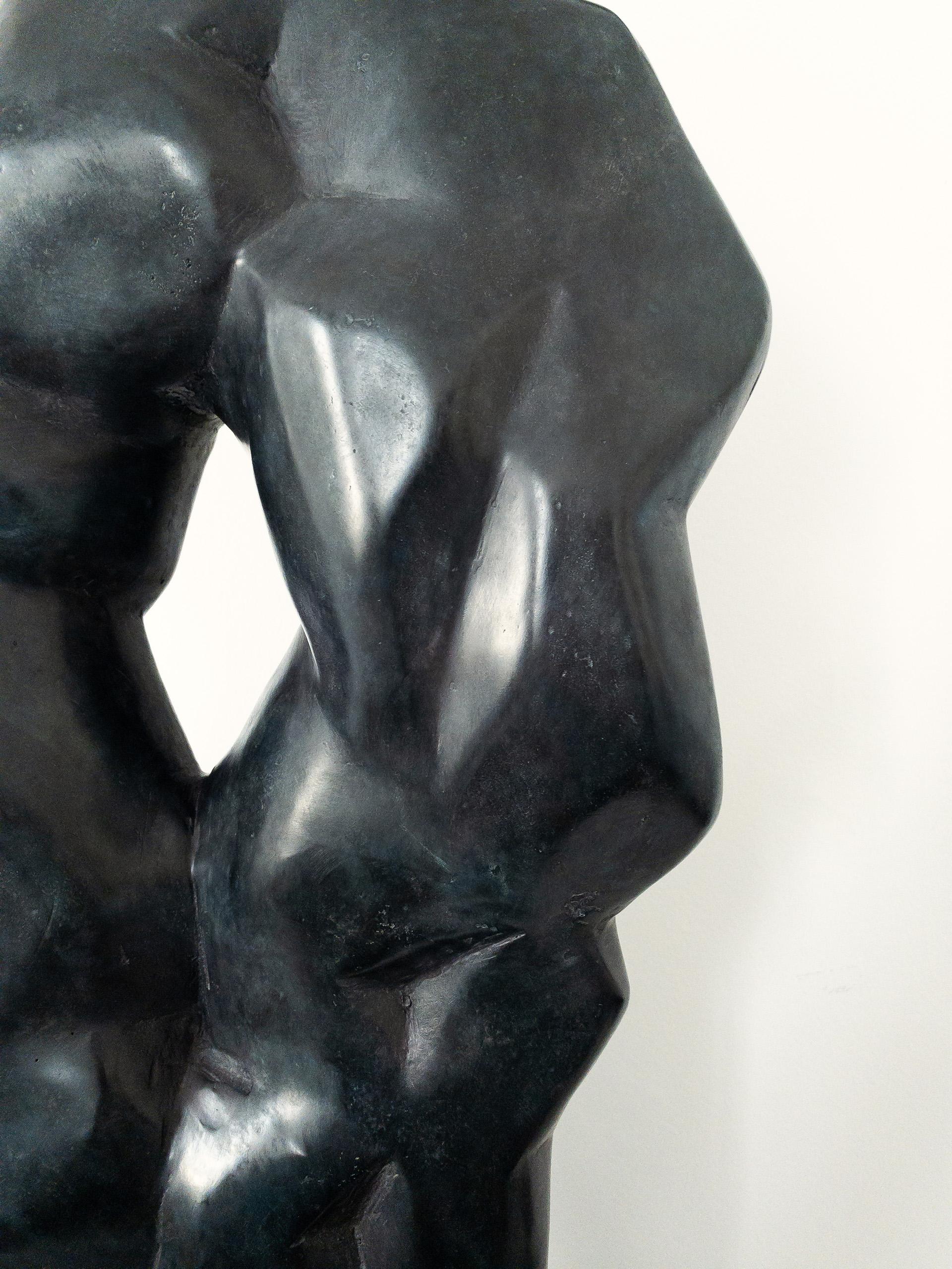 Große abstrakte Bronzeskulptur von Yann Guillon – Zeitgenössische Bronzeskulptur im Angebot 7
