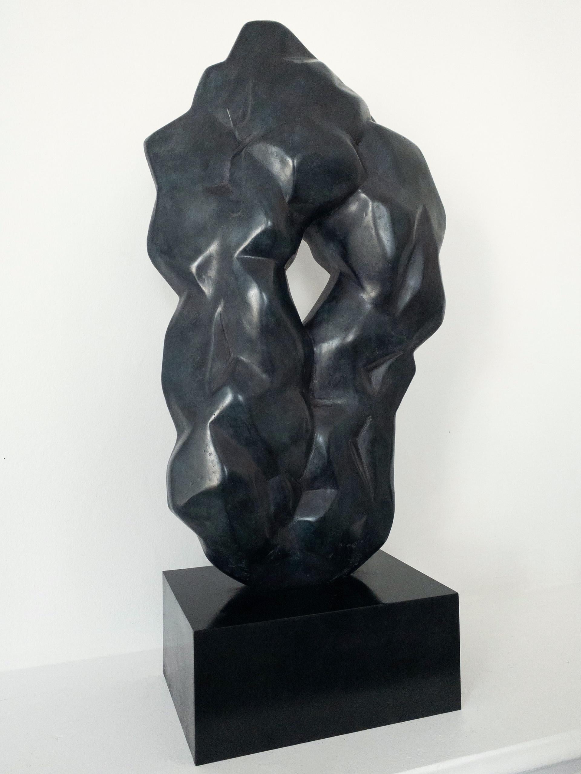 Große abstrakte Bronzeskulptur von Yann Guillon – Zeitgenössische Bronzeskulptur im Angebot 4