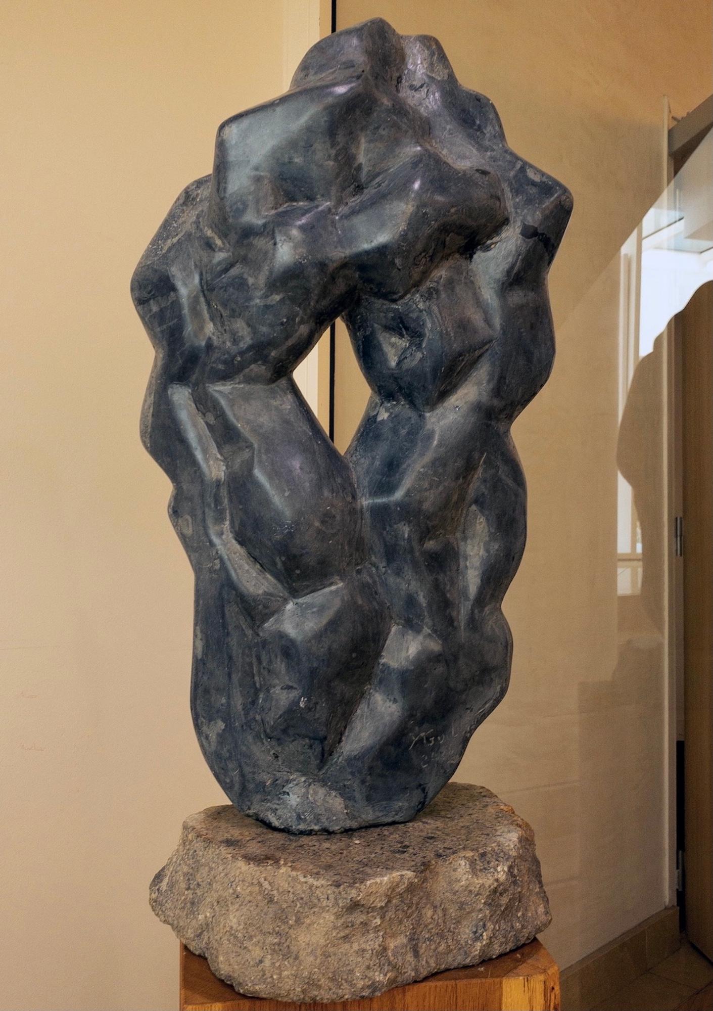 Large Abstract by Yann Guillon - Contemporary Bronze Sculpture For Sale 1