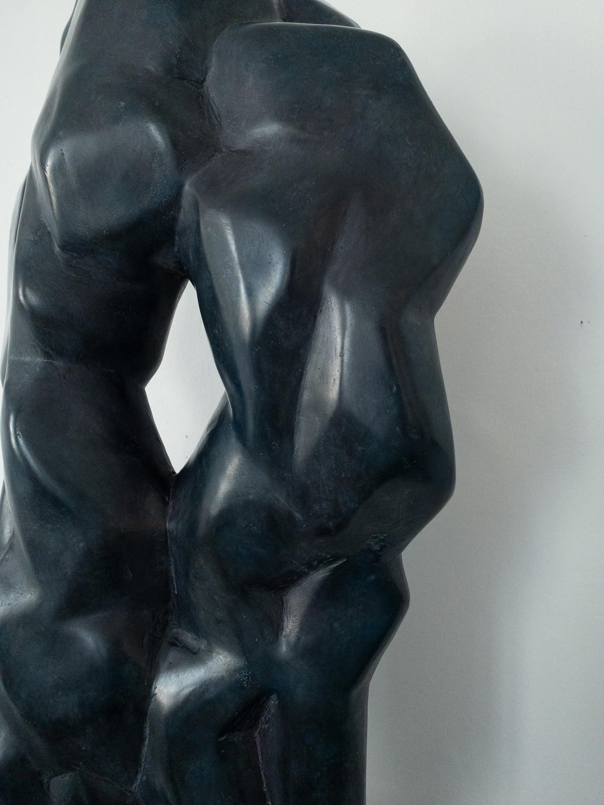 Large Abstract by Yann Guillon - Contemporary Bronze Sculpture im Angebot 8