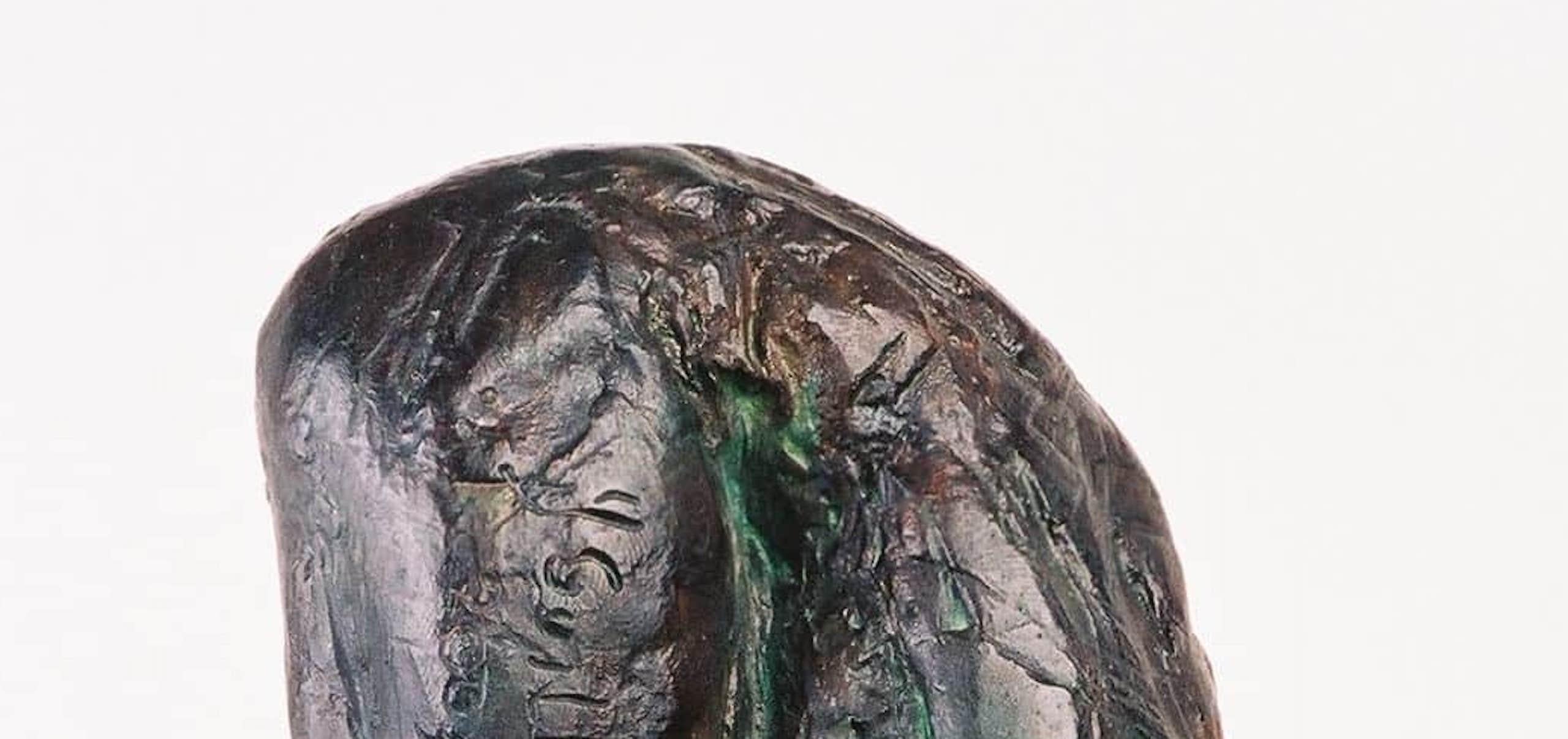 Little Diver de Yann Guillon - Sculpture figurative en bronze, homme torse, humain en vente 2