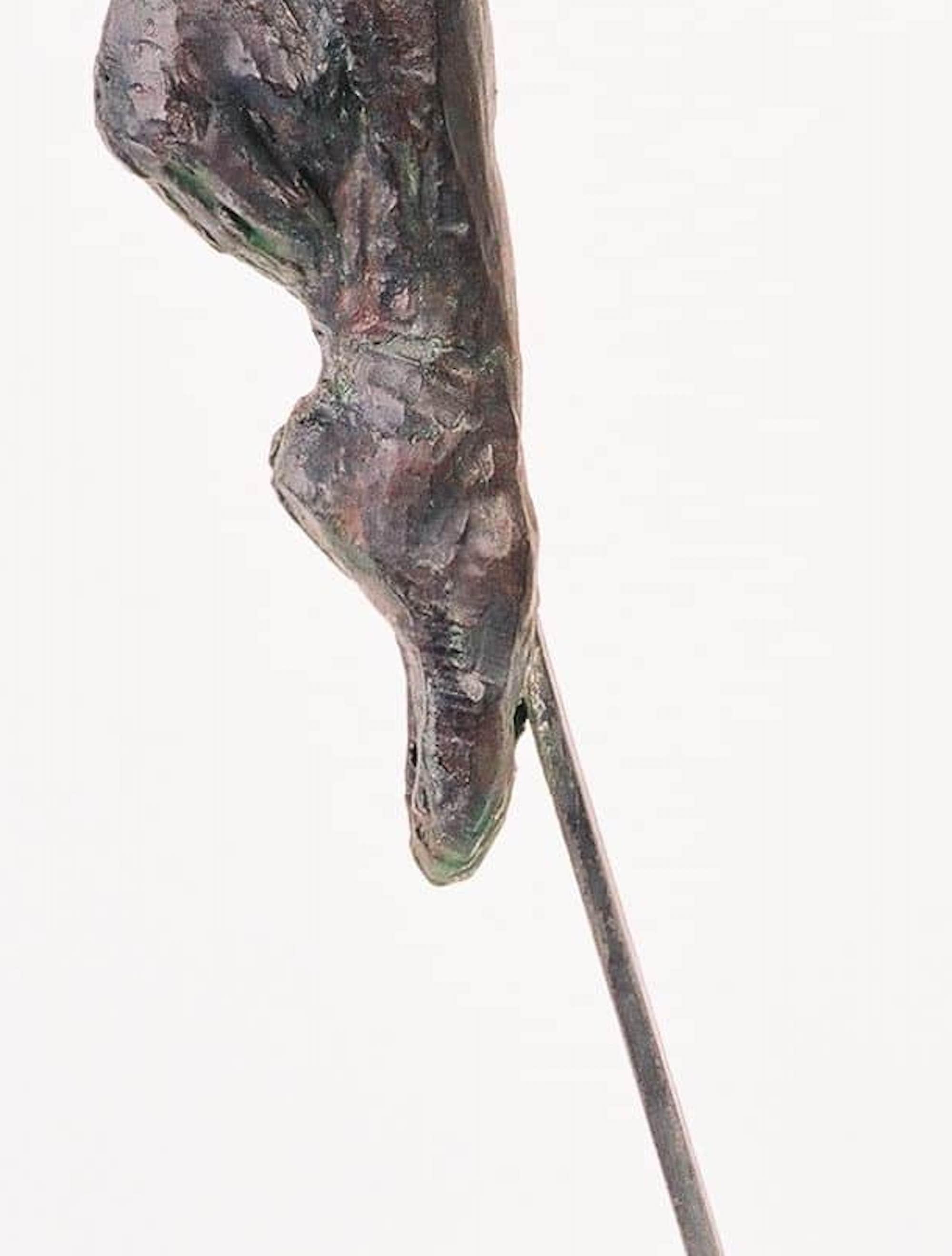 Little Diver de Yann Guillon - Sculpture figurative en bronze, homme torse, humain en vente 4