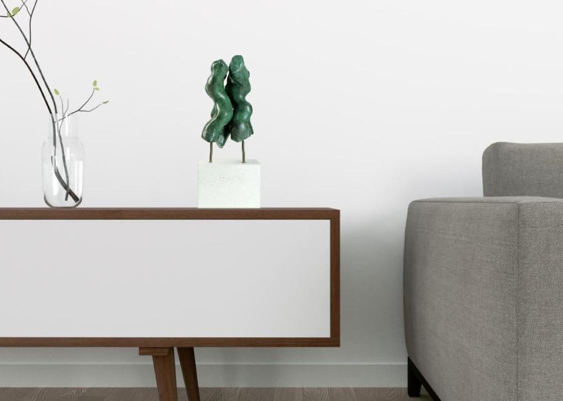 Tango by Yann Guillon - Bronze dancers sculpture, semi-abstract, contemporary For Sale 10