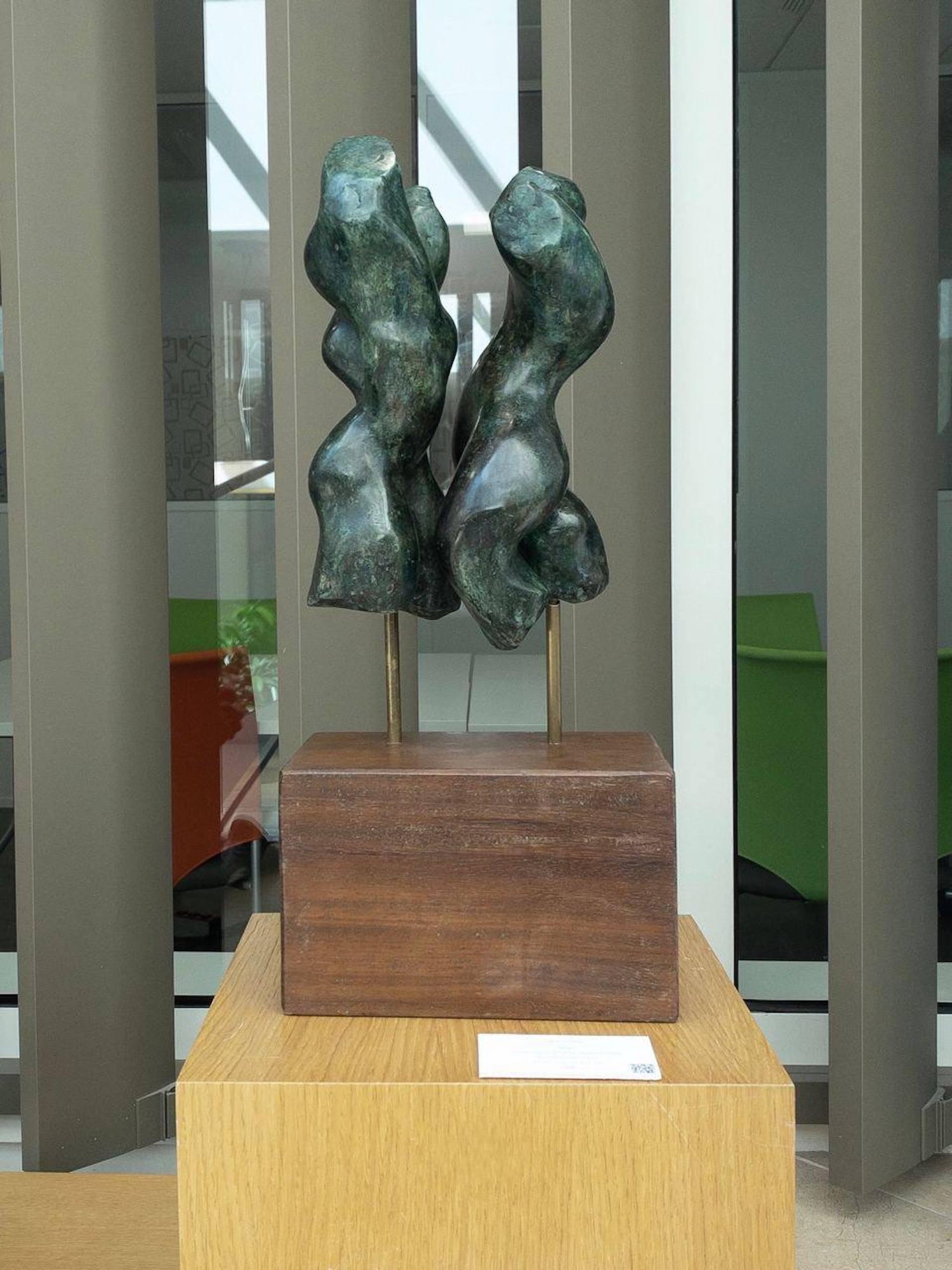 Tango by Yann Guillon - Bronze dancers sculpture, semi-abstract, contemporary For Sale 7