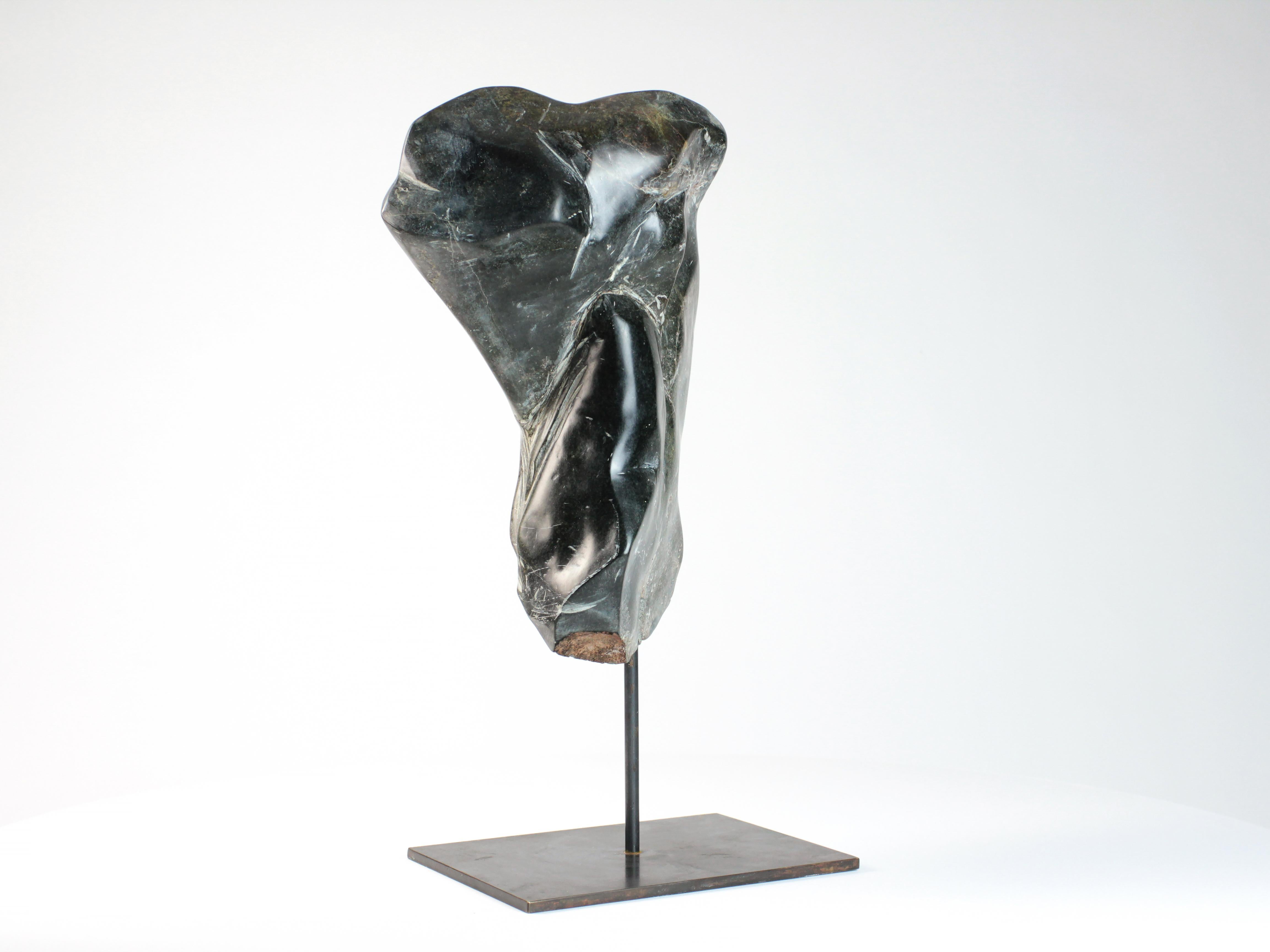 The Energy by Yann Guillon - Abstract stone sculpture, body part, unique For Sale 10