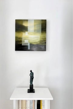 The Little Bather II by Yann Guillon - bronze sculpture, nude, standing woman