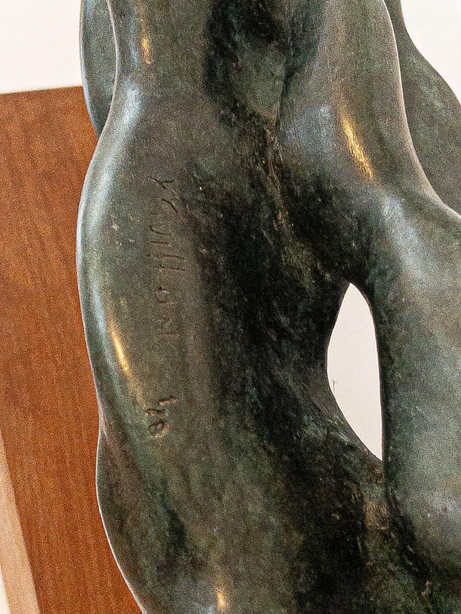 La vague de Yann Guillon - Sculpture contemporaine en bronze en vente 8