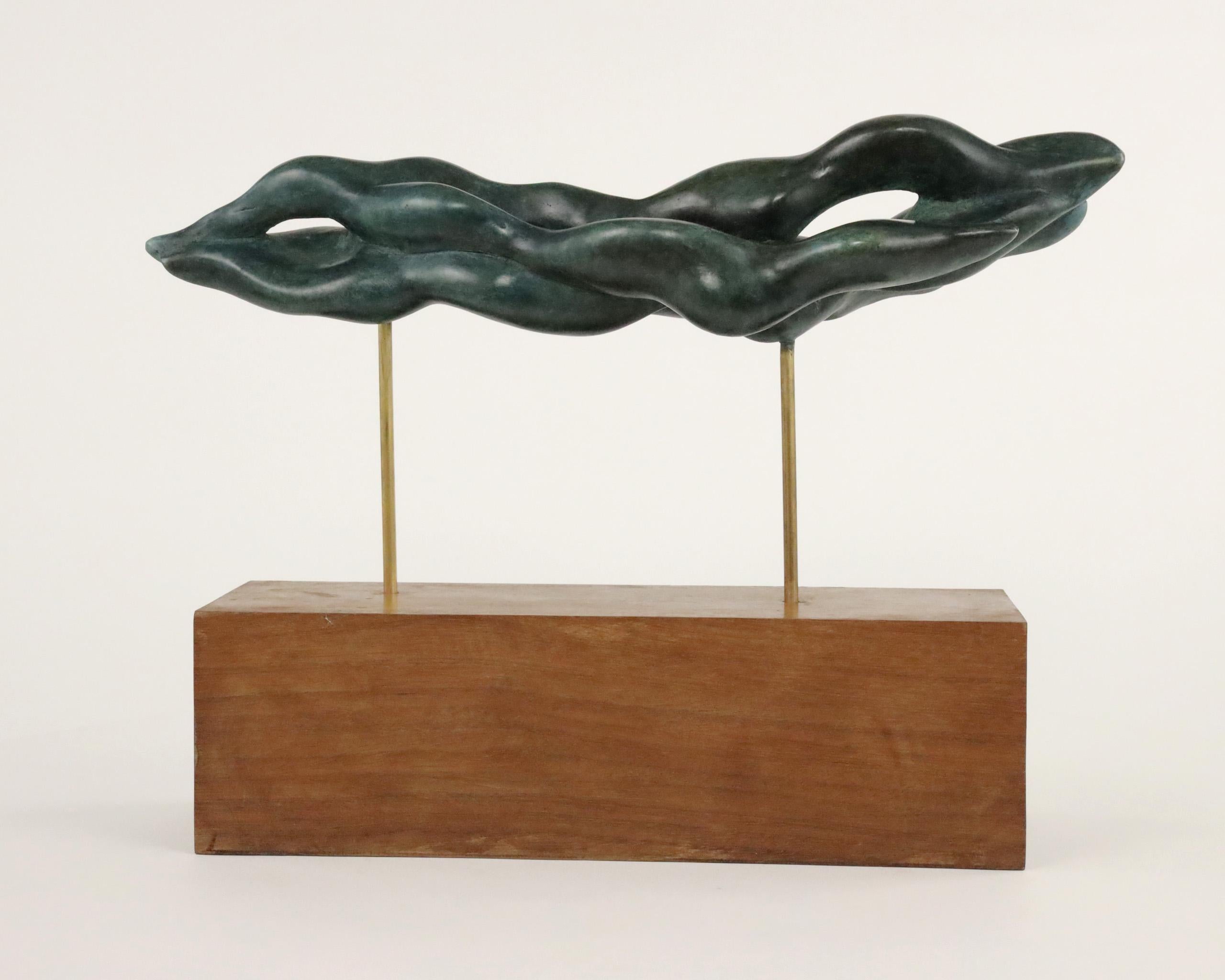 The Wave by Yann Guillon - Contemporary Bronze Sculpture For Sale 4