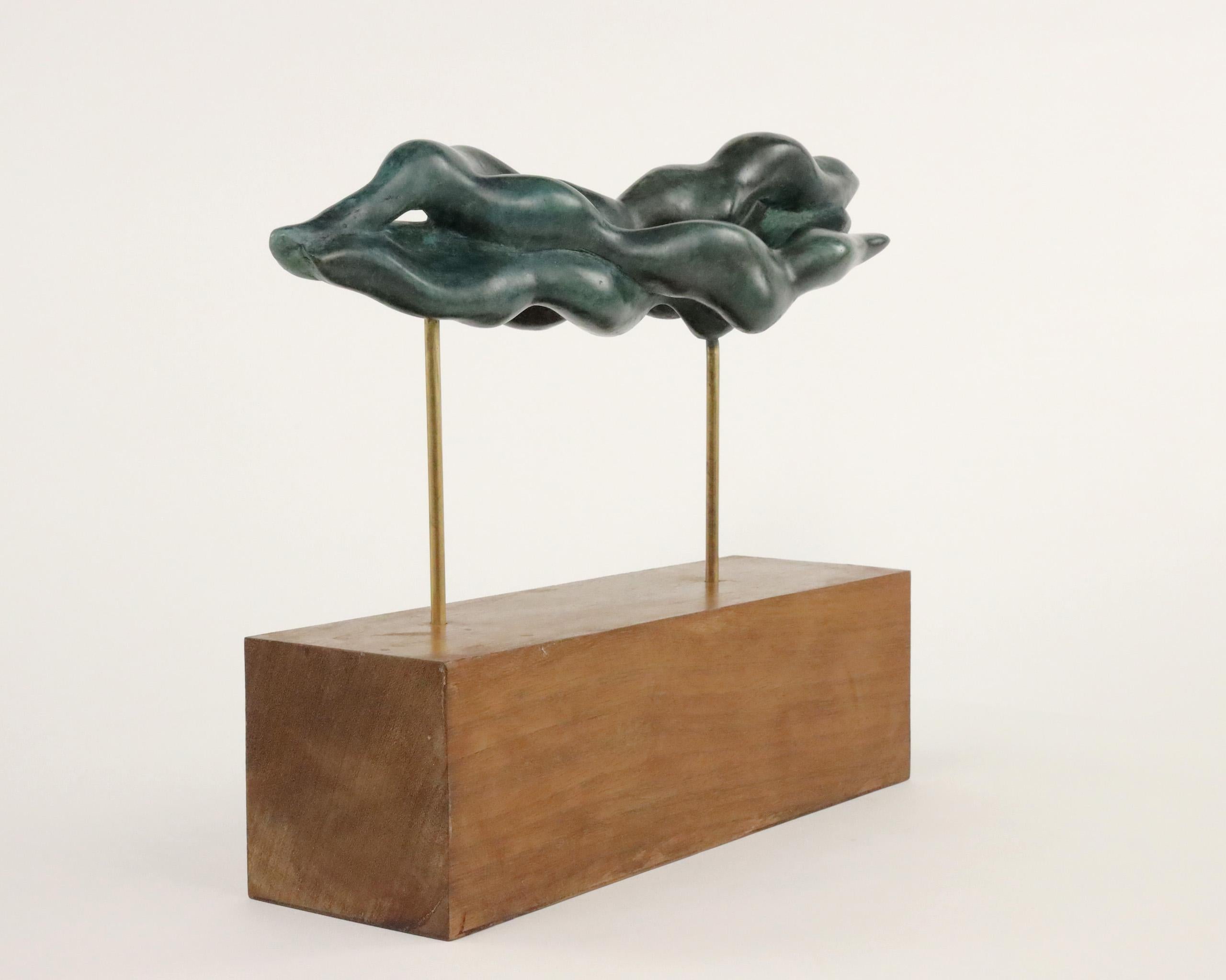 The Wave by Yann Guillon - Contemporary Bronze Sculpture For Sale 5