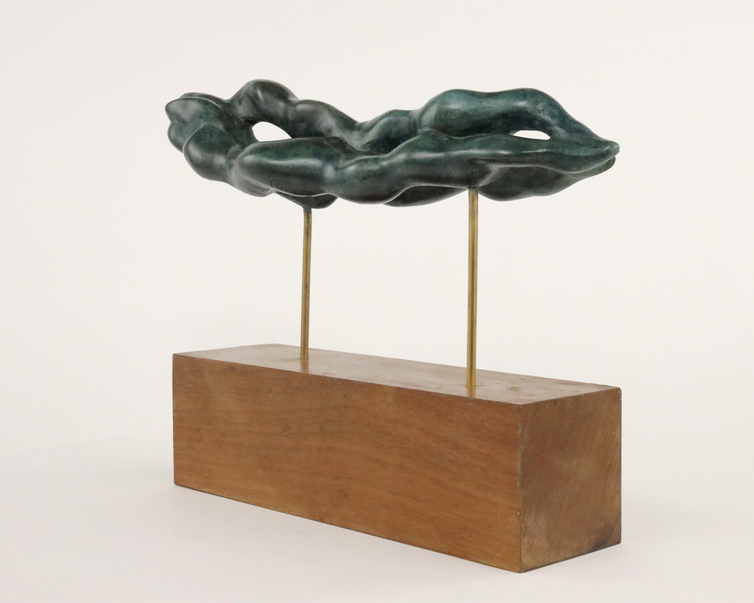 La vague de Yann Guillon - Sculpture contemporaine en bronze en vente 6