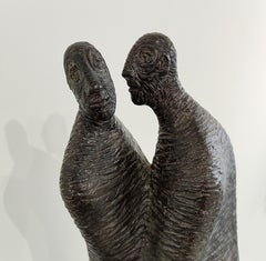 "Le secret", escultura de Yanne Kintgen (15x8x6in), 2012