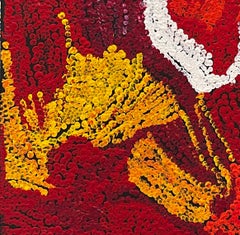 Ngayuku Ngura (My Country) Painting, Contemporary, Linen, 2010