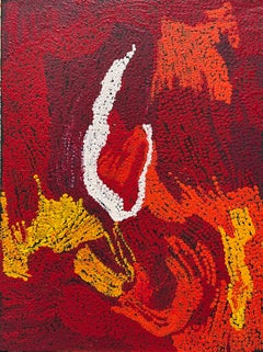 Ngayuku Ngura (My Country) Painting, Contemporary, Linen, 2010