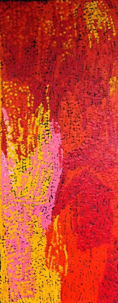 Ngayuku Ngura (My Country) Painting, Contemporary, Linen, 2010